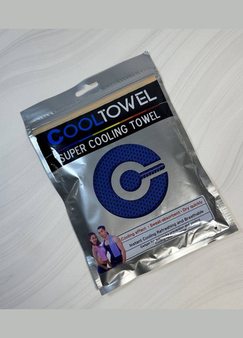 Спортивное охлаждающее полотенце, полотенце для зала, бега, 80*30 см No Brand синий