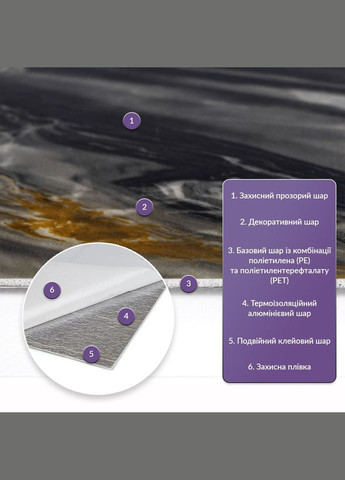 Самоклеюча стінова PET плитка 600х300х2мм SW-00002311 Sticker Wall (365819598)