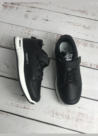 Чорні всесезонні кросівки дитячі для дівчинки чорний (527) W.Niko