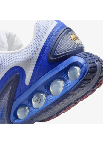 Цветные всесезонные кроссовки унисекс air max dn white/blue dv3337-102 Nike