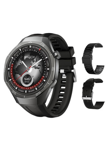 Смарт-годинник SK40 Sport Smart Watch 1.53” AMOLED, Obsidian Black VHG (360771882)