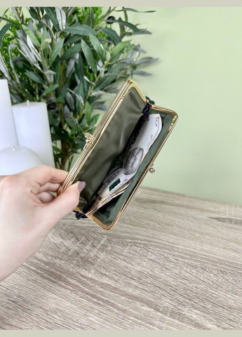 Жіночий великий гаманець монетниця на застібці поцілунок / гаманець для дріб'язку Classic (334100246)