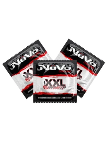 Презерватив из латекса премиум-класса Nuvo Condoms Large большого размера (цена за 1 шт.) One (330767972)