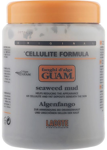 Антицеллюлитная маска Fanghi d'Alga Seaweed Mud 1000g (11152-31018905) Guam (368636305)