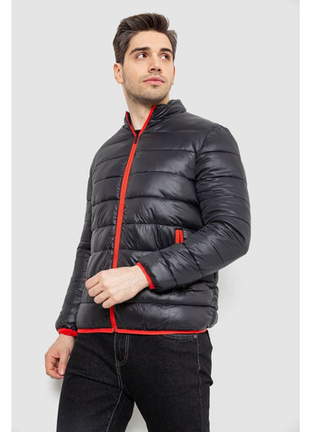 Черная куртка мужская демисезонная 244rl616, Ager
