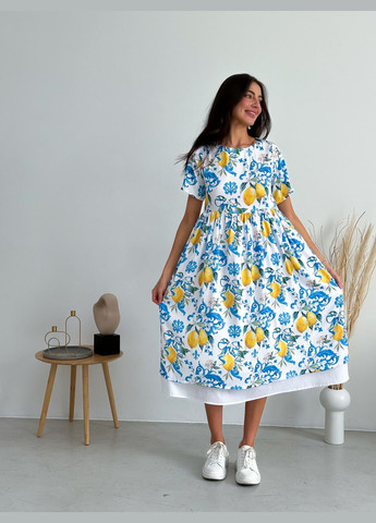 Белое платье BULAVKA