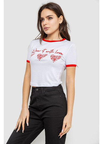 Футболка-топ жіноча з принтом,, 244R504 Ager - (358886031)