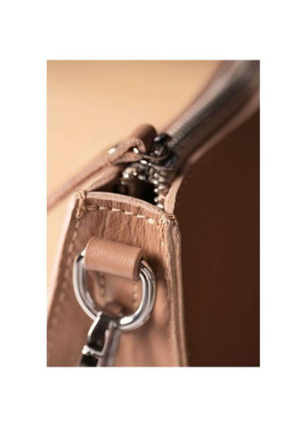 Сумка крос-боді через плече для телефону та документів жіноча з натуральної шкіри маленька Коричневий 37361 The Wings (353689881)