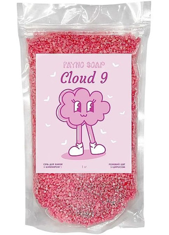 Сіль для ванни з шиммером "Cloud 9" Bath Salt 100g (1415139-26154716) Fayno Soap (368867893)