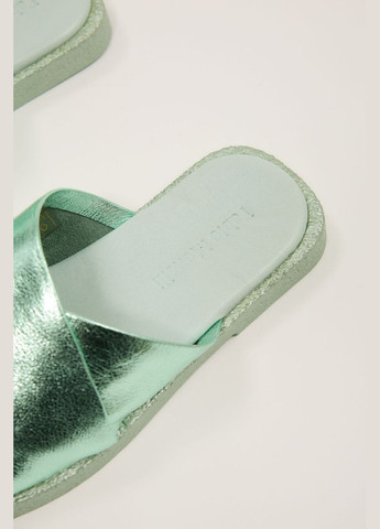 Зеленые шлепанцы 184849 Fabio Monelli