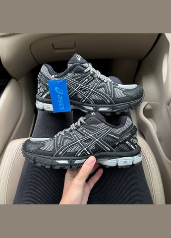 Кроссовки зимние женские и мужские Asics Gel-Kahana 8 winter termo black white | Асикс Гель-Кахана 8 черные белые термо No Brand чёрные зима (307827339)