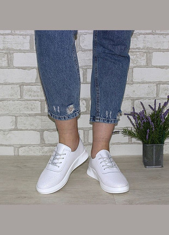 Белые демисезонные женские кроссовки Fashion