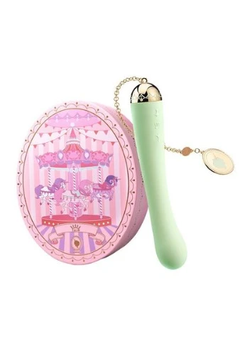 Вібратор Momoko, 18 см (зелений) Zalo (374627267)