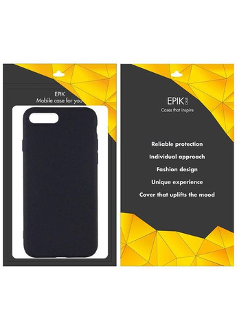 Чехол TPU Black для Apple iPhone 7 plus / 8 plus (5.5") Черный Epik (372972927)