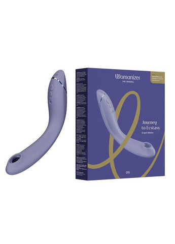 Вібратор для точки G c вакуумною стимуляцією OG Lilac Womanizer (331169598)