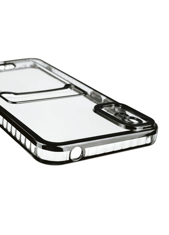 Чохол для Redmi 9A із чорною окантовкою з кишенькою для карток на сяомі редмі 9а чорний Xiaomi (366022535)