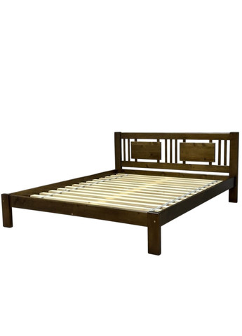 Двуспальная деревянная кровать дуб 140х190 Скіф Л-225 (366197290)