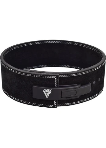 Пояс для важкої атлетики 4 Pro Liver Buckle шкіряний Black Plus M RDX (315820605)
