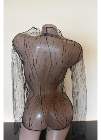 Чорна прозора кофтинка (30к020) No Brand