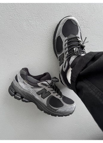 Серые демисезонные кроссовки мужские new balance 2002r grey gore-tex нью беланс 2002r No Brand