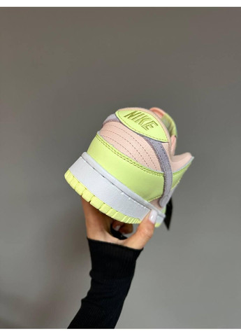 Жовті Осінні кросівки чоловічі nike sb dunk low lime peach найк сб данк No Brand