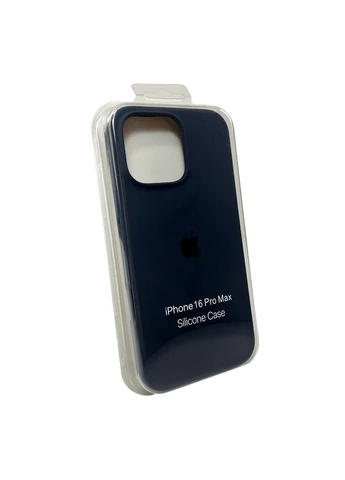 Чехол для смартфона Silicone Full Case AA для Apple iPhone 16 Pro Max 7, Dark Blue (FullOpeAAi16PM-7) No Brand Open Cam (399683059)
