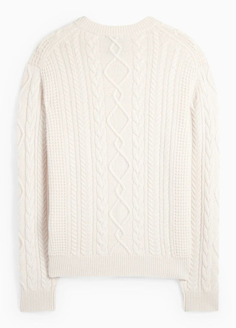 Белый демисезонный свитер C&A