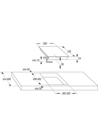 Варильна поверхня електрична GI3201BC Gorenje (316036026)