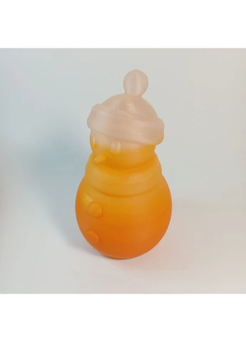 🕯️☃️ Праздничная свеча-снеговик «Snowman Tea Light Ornament» (3D печать) No Brand (389268502)