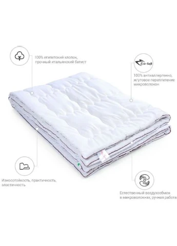 Ковдра антиалергенна DeLuxe Eco-Soft Hand Made 818 Демі 110x140 см (2200000621207) Mirson антиалергенна DeLuxe Eco-Soft Hand Made 818 Демі 1 (379320773)