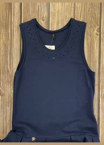 Демисезонный сарафан трикотажный для девочки Smil