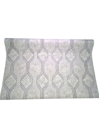 Шпалери вінілові 10.05 × 1.06 м 3687-03, сірі для спальні, вітальні, коридору, кімнати Слов'янські шпалери (340275377)