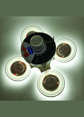 Кемпінговий акумуляторний USB LED Лампа mAh 4 в 1 з сонячною батареєю 2029 Head No Brand (296259917)