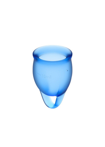 T360904 Менструальные чаши Feel Confident DARK BLUE Satisfyer (289784797)