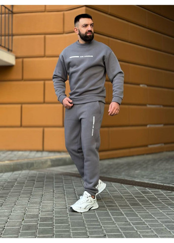 Мужской теплый костюм тринитка на флисе No Brand (361648571)