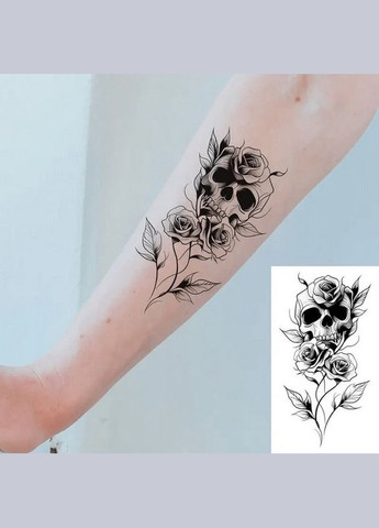 Набір дитячих тимчасових татуювань "Чорні міні №5" black-tattoo-mini-set-5-T Fresh Tattoo (337170796)