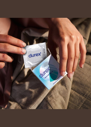 Презервативи Дюрекс ультратонкі 3шт Durex Invisible (313103517)