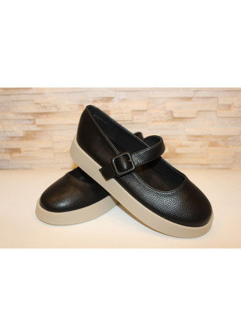 Loretta Туфли женские черные на застежке ремешок лодочки черный з искусственная кожа, китай — демисезон (353305878)