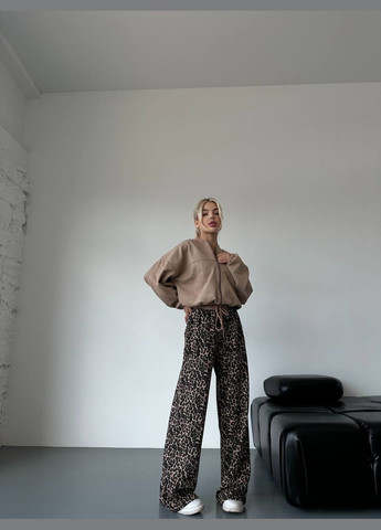 Женский костюм бомбер со штанами палаццо Україна (322886317)