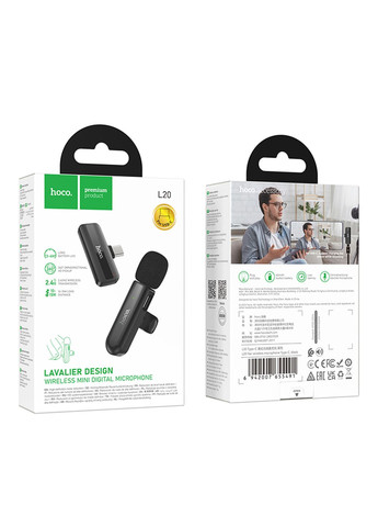 Микрофон Петличный Беспроводной L20 Ip Hoco (369975499)