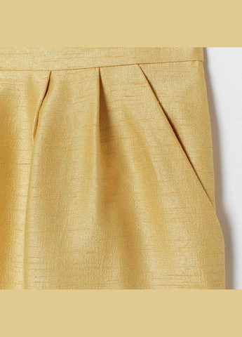 Желтая однотонная юбка H&M