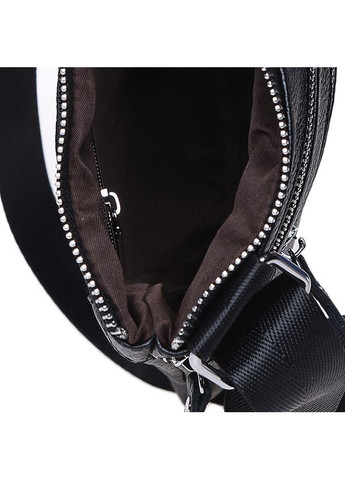 Сумка планшет через плече чоловіча з натуральної шкіри для телефону та для документів маленька Чорний 37969 Borsa Leather (355245128)