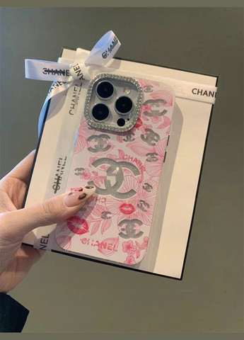 Чехол для iPhone 13 Pro Max матовый Chanel, защитный розовый Apple (316151526)