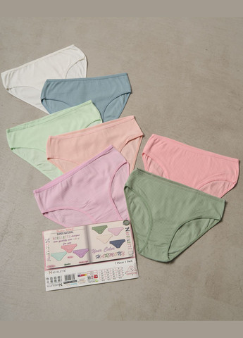 Набір жіночих трусиків недільок батал у рубчик Nicoletta (301987386)