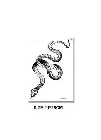 Тимчасове тату Змія 24х10 см tr100 Tattoo (366891000)