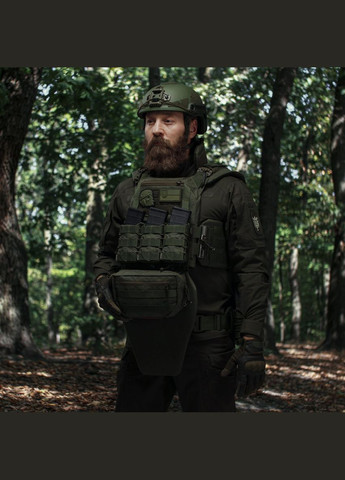 Баллистическая защита шеи Gen 1 (и верхней части спины) 1-го класса. Олива Ukrarmor (334256160)