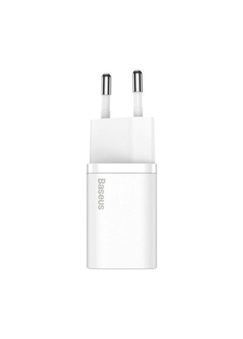 Мережевий зарядний пристрій Super Si quick charger IC 30W EU White Baseus (322231878)