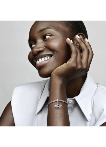 Срібний шарм Пандора "Літак, глобус і валіза" 799435C01 Kabluchka (355348394)