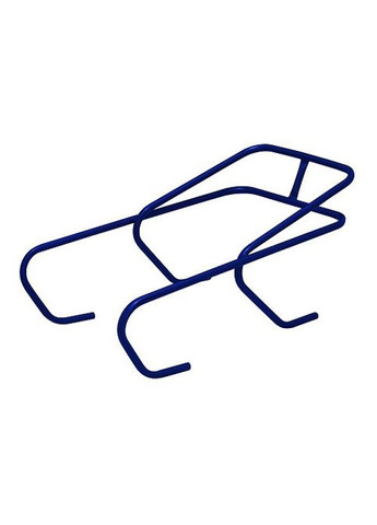 Санки зимові Буран синій металеві санки для дітей та дорослих зі знімною спинкою для катання ProDobro (367264433)