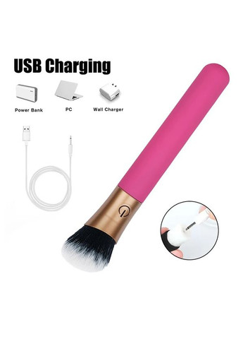 Вібратор пензлик для непомітного зберігання, 10026 Soft Touch (290149739)